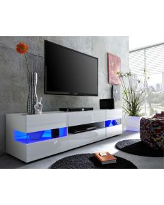 Tv-meubel Sonic | 169 x 43,5 x 43 cm | High Glossy White